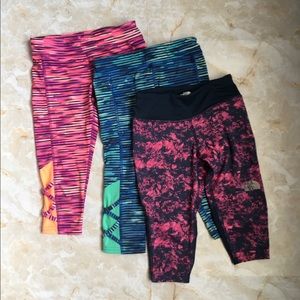 North Face and Champion Girls legging bundle 6/6x